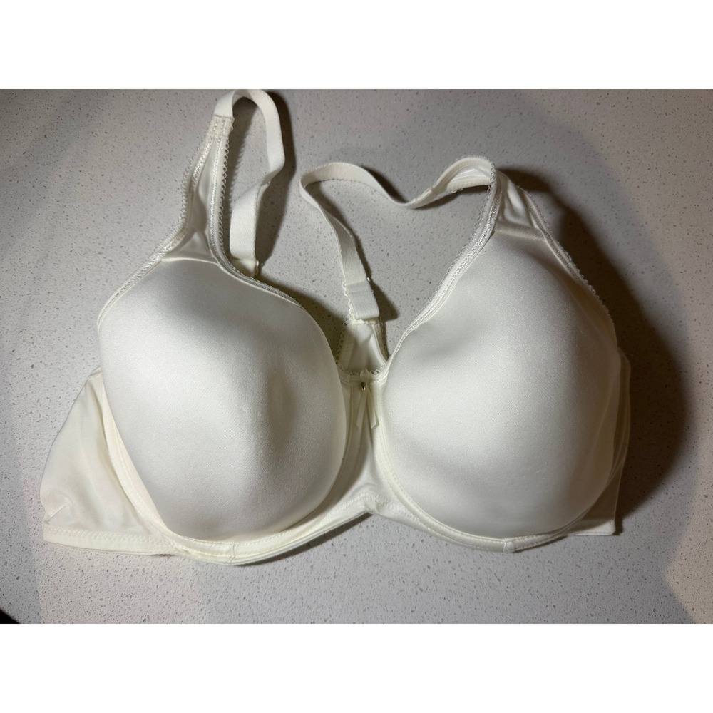Wacoal Womens Basic Beauty Full Figure Underwire Bra Ivory 40D‎ 853192